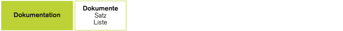 Kriterien zur Festlegung der Dokumentation